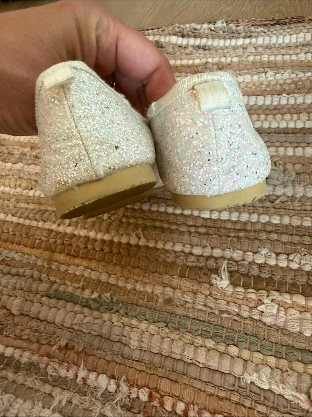 Cat & Jack sparkly white